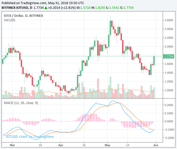 IOTA Price Surges 17% for the Day to Headline Widespread Market Rally