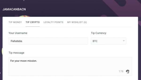 Twitch Streaming App Streamlabs Adds Support for Cryptocurrency Tipping