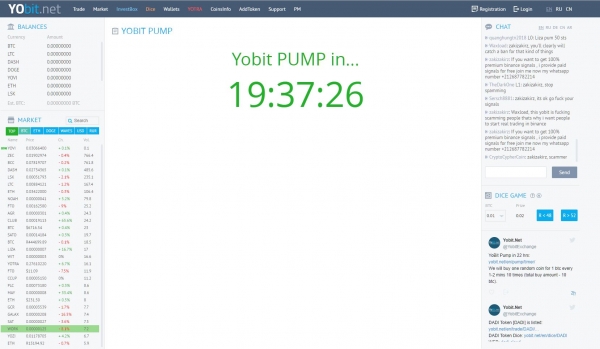 Cryptocurrency Exchange Says it Plans to Nakedly Pump Random Coins