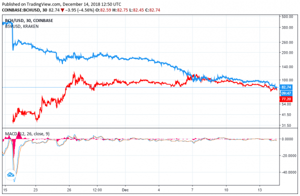 Bitcoin Cash Price Continues to Crater as Fork Aftertaste Lingers