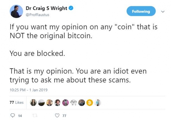 Echo Chamber: Craig Wright Takes Twitter Account Private to Avoid Dissidents