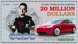 Tron Founder Justin Sun to Spend USD 20m on New Twitter Followers