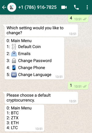 Bitcoin, Litecoin and Ethereum Now on WhatsApp