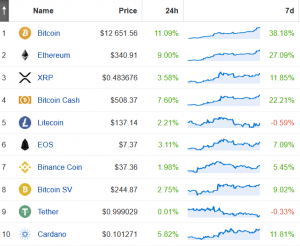 Altcoins Crashing Against Bitcoin