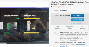 Second-Hand NFT Market for NBA Top Shot Packs Appears on eBay