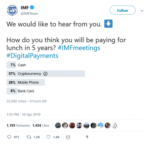 XRP Army Marches on IMF While Its Chief Discusses Future of Money